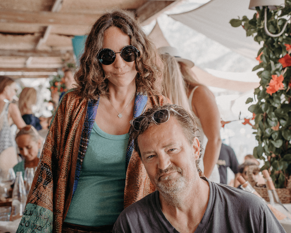 Matthew Perry love is day at Anjuna